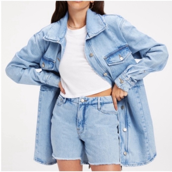 Good American Jackets & Blazers - GOOD AMERICAN X ZARA denim jacket